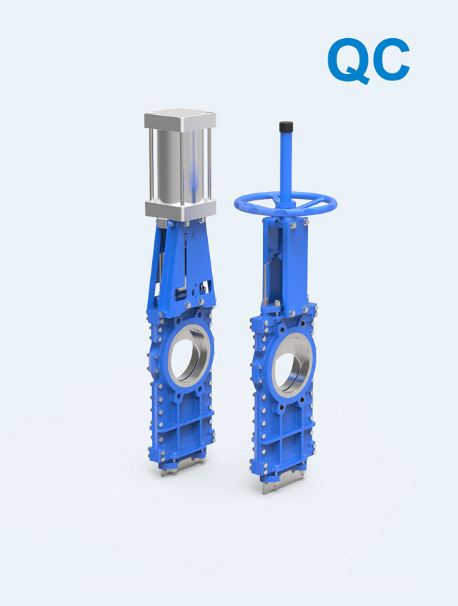 QC 系列穿透式雙向密封刀閘閥